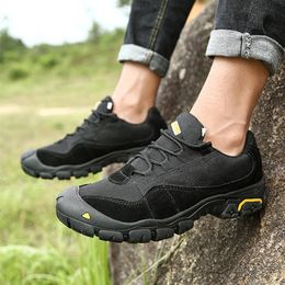 off-road Mens hiking shoes GAI hiking shoes outdoor shoes autumn low cut large-sized wear-resistant and anti slip sports and running shoes 082 XJ GAI