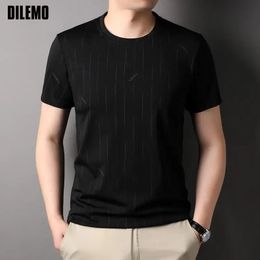 Top Quality Summer Brand Tops Trendy Fashion Street Tshirt For Men Designer Plain Short Sleeve Casual Clothes 240228