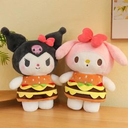 2024 The perfect combination of joyful cartoon characters and comfortable and soft hamburger doll pillows: Create your ideal leisure time