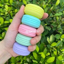 Bottles 10g Plastic Empty Makeup Jar Pot macaroon shape Refillable Sample Bottles Travel Face Cream Lotion Cosmetic Container