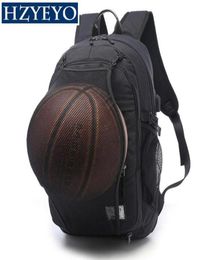 Outdoor Men039s Sports Gym Bags Basketball Backpack School Bags For Teenager Boys Soccer Ball Pack Laptop Bag Football Net2013072