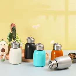 Water Bottles 300ml 304 Stainless Steel Insulated Cup Vacuum Double Layer Mini Chubby Ding Pocket Car Portable Tea