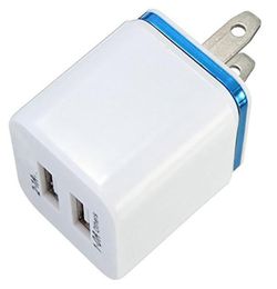 Cell phone chargers US Plug 2A Dual USB Wall Charger Adapter 2 Port Charges for iphone 7 8 X HTC Samsung huawei xiaomi3264270