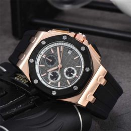 28% OFF watch Watch New Hot Sports Luxury Watchs Most Economical Classic Rubber Strap Three Eyes Vintage Quartz Movement Markers Man