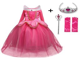 Fancy Beauty Princess Dress up Party Costume Long Sleeve 4 Layers Cosplay Long Dress Halloween Birthday Gift 2012025434745