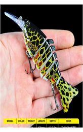 New Multi Jointed Fishing Lure 7 Segments Jerkbait 112cm 14g Realistic Swimming Bass Wobbler Bait 6 jllaRf sport777777854814