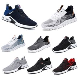 New Men Women Shoes Hiking Running Flat Shoes Soft Sole Black White Red Bule Comfortable Fashion Colour Blocking Round Toe 55 GAI GAI TR