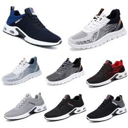 Hiking Soft New Shoes Men Women Sole Flat Running Black White Red Bule Comfortable Fashion Colour Blocking Round Toe 59 GAI 431 4115749