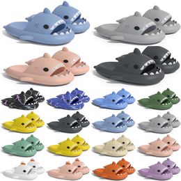 Free Shipping Designer shark slides sandal slipper sliders for men women GAI sandals pantoufle mules men women slippers trainers flip flops sandles color74