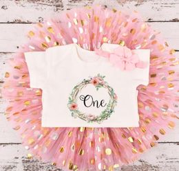 Girl039s Dresses Baby Girls 1st 2nd Birthday Outfit Princess Tutu Dress Romper Skirt For Po Shoot Party Cotume Infant ClothingG1925775