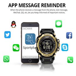 men digital wrist watches led display watch for male digital clock men sport watches big dial 8018 wtaerproof men watches271f