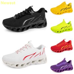 2024 running shoes men woman white black red cream pink Grey trainers Soft bottom sneakers breathable GAI