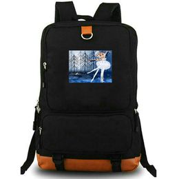 Princess Tutu backpack Ahiru daypack Mytho school bag Cartoon Print rucksack Leisure schoolbag Laptop day pack