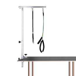 Accessories Pet Dog Grooming Arm Pet Dog Grooming Table Bracket Arm with Restraint Rope Telescopic Table Hanger Pro Durable Pet Accessories