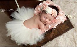 Cute Toddler Newborn Baby Girl Tutu Skirt Headband Po Prop Costume Outfit1020207