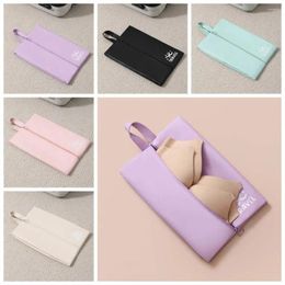 Duffel Bags Solid Colour Travel Shoe Bag Multifunctional Sorting Pouch Luggage Organiser Storage Nylon Underwear Clothes Men