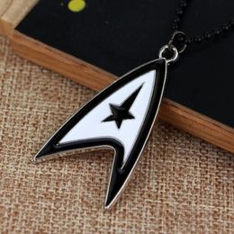 Pendant Necklaces Triangle Trek Necklace Space Exploration Amulet Colour Star Metal Jewellery For Men Women Fashion Accessaries275Q