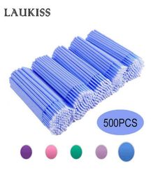 500pcslot Disposable Applicator Micro for Eyelash Extension Lash Cleaning Brushes Lip Brush Sticks Makeup Tools6966791