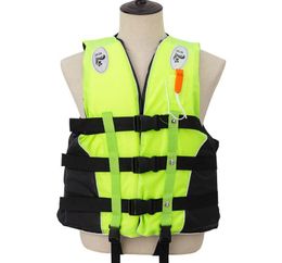 Life Vest Buoy Adult With Whistle MXXXL Sizes Jacket Swimming Boating Ski Drifting Water Sports Man Kids Polyeste5818570