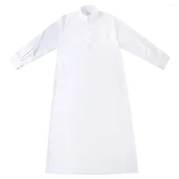 Ethnic Clothing Muslim Men Jubba Thobes Arabic Pakistan Dubai Kaftan Abaya Robe Islamic Saudi Long Dress Caftan Eid Ramadan Middle East