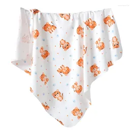 Blankets Baby Muslin Cotton Swaddle For Born Cartoon Soft Bath Towel Gauze Infant Wrap Bedding Cover And Diapers Stuff