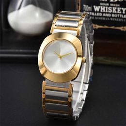 28% OFF watch Watch for Women New Womens Three stitches Quartz Top Luxury clock Steel Belt fashion Rad Montre de luxe Type