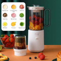 Tools 800ML Portable Blender Household Electric Juicer Multipurpose Meat Fruit Smoothie Blender Automatic Coffee Beans Grinder 2 In 1