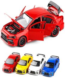 132 JACKIEKIM Mitsubishi Lancer EVO X 10 BBS RHD With Black Roof Diecast Model CAR Toys For Kids Boy Gifts T2004174672899