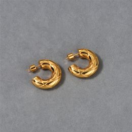 New 2022 Trendy Retro Earrings, Small Thick Ring Earrings, Earstuds, and Earrings with Small Outlier Design, Light Luxury and Simple Style, Female Earrings