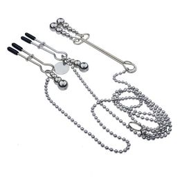 Adult Games Bondage Nipple Clamps with Metal Chain Sex Toys For Women Couple Breast Labia Clips Clitoris Clamp8240504