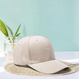 Berets Solid Colour Peaked Cap Sun Protection Baseball Hat For Men With Long Brim Adjustable Head Circumference Wear