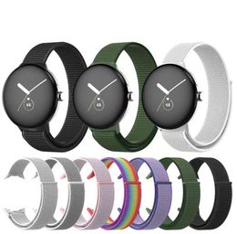 Nylon Sports Wrist Loop Band Strap for Google Pixel Watch Curved End Bracelet1875904