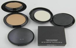 famous M pressed powder makeup foundation cake Easy to Wear Face Powder Blot Pressed Powder Sun Block Foundation 15g NC Colors5059488