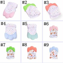 Teether Gloves Newborn Grind Teeth Chew Sound Toys Silicone Grind Children039s Mittens Teething Pain Relief Practise Toys Mater6035826