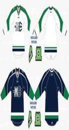 Custom Men Youth women Vintage Maine Mariners ECHL Uniforms 20182019 Vintage Hockey Jersey Size S5XL2099895