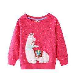Girls Sweatshirt Baby Hoodie with Animal Applique Autumn Winter Kids Clothes Children Sweatshirts for Girls Hoodies 27T1289768