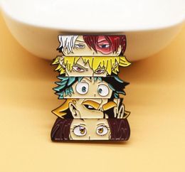 Japanese Anime Attack on Titan Badges My Hero Academia Badge Enamel Pin Lapel Pins Brooches Manga Decorative Jewellery Cute Stuff6816021