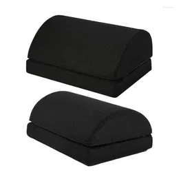 Pillow Ergonomic Feet Relaxing Adjustable Double Layer Under Desk Foot Rest Stool For Home Office