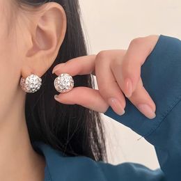 Stud Earrings Geometric Silver Color Trendy For Women Fashion Creative Design Irregular Party Jewelry Gifts