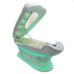 Lay Down Hydrotherapy Washing Body Shower Sauna Spa Capsule Bed Physical Therapy Pod led light led therapy with shower water massage bed wet stem spa capsule