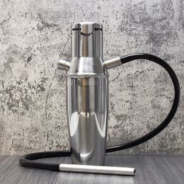 Portable Stainless Steel Hookah Cup for Car Carry-on Mobile Travel Compact Shisha Narguile Sheesha Chicha Cachimbas Nargile set 240220