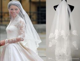 Fast Delivery Big Discount Kim Kardashian Wedding Veil Bridal Veil Lace TS0067982769