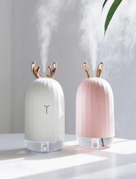 Epack 220ML Essential Oil Diffuser Ultrasonic Air Humidifier Aroma for Home Car USB Fogger Mist Maker with LED Night Lamp white pi2260874