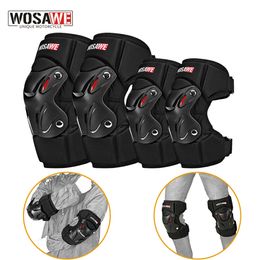 WOSAWE Adults Outdoor Sports Protective Gear Knee Elbow Pads Riding Ski Knee Guard Roller Skate Skateboard Scooter Protection 240227