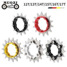 MUQZI Single Speed Conversion Kit Cassette Cog 12T 13T 14T 15T 16T 17T MTB Freewheel Bike Sprocket 240228