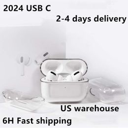 AirPods Pro 2 2024 USB C Hava Pods AirPod Kulaklıkları 3 Katı Silikon Sevimli Koruyucu Kulaklık Kapağı Apple Kablosuz Şarj Kutusu Şok geçirmez 3nd 2. Kasa