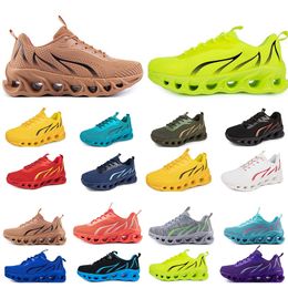 spring men women shoes Running Shoes fashion sports suitable sneakers Leisure lace-up Colour black white blocking antiskid big size GAI 305