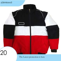 F1 Formula One Car Fans Clothing European And American Style Jacket Cotton Autumn And Winter Clothing 664