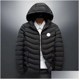 Men'S Down & Parkas Mens Down Coat Puffy Designer Jacket Fashion Men Thick Jackets Outerwear Letters Windbreaker Tops Asian Size M-Xl Dhtqr