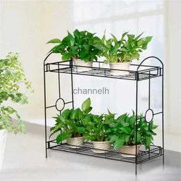 Other Garden Buildings LISM 2-Tier Metal Plant and Flower Display Stand plant stands indoor plant stand flower stand outdoor and balcony YQ240304